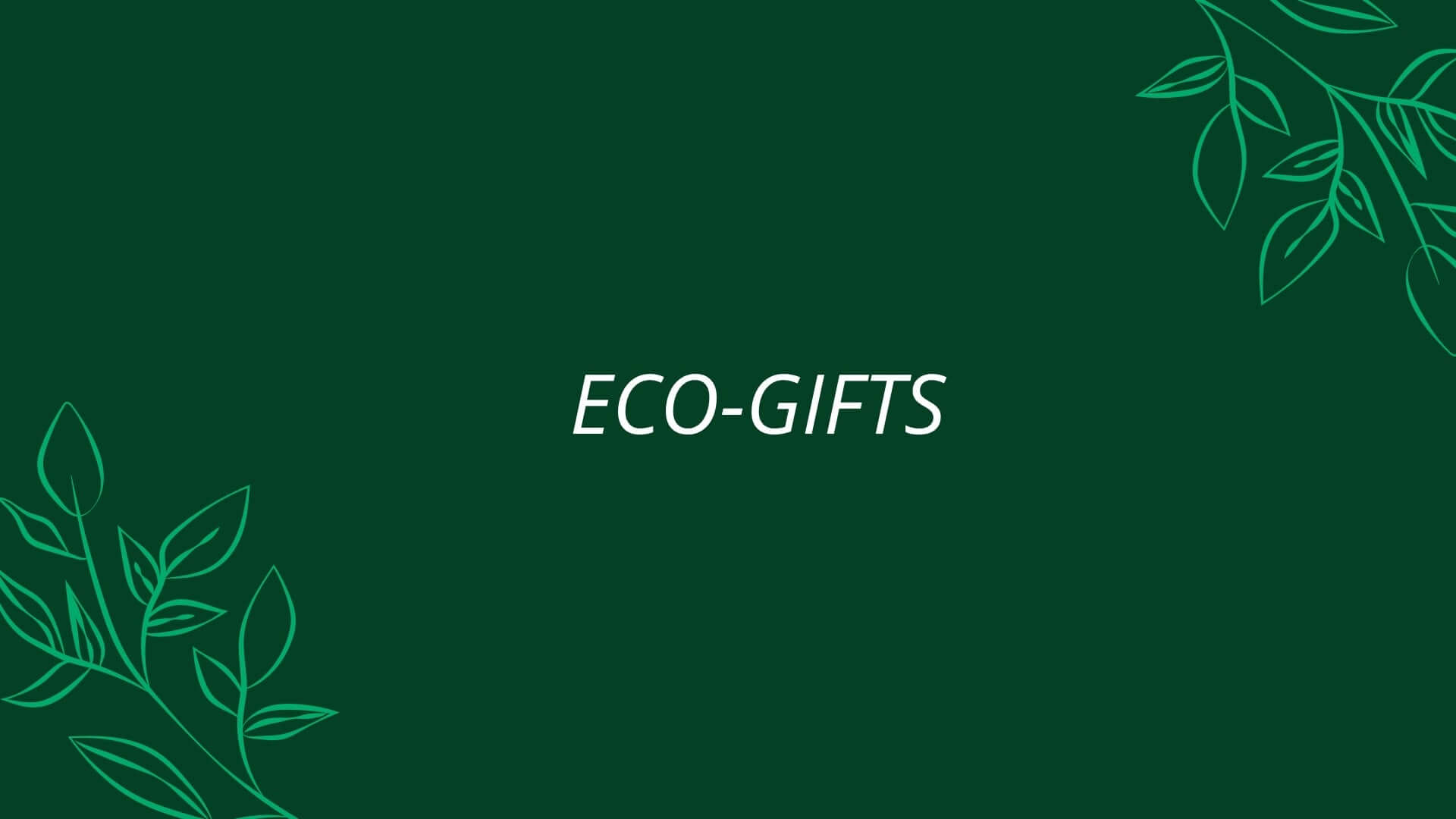 Eco-Friendly Gifts From Carrinet